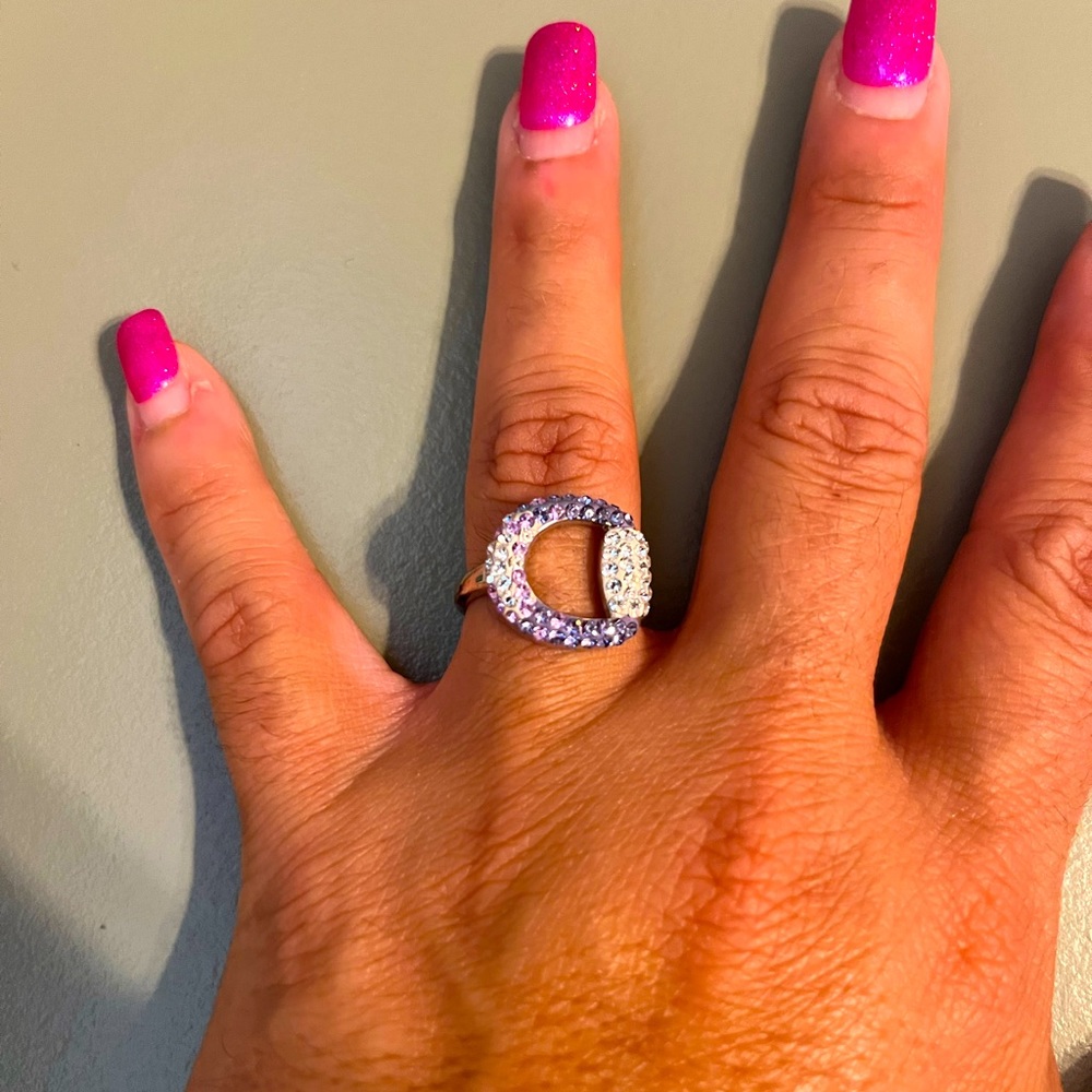 Swarovski crystal ring
